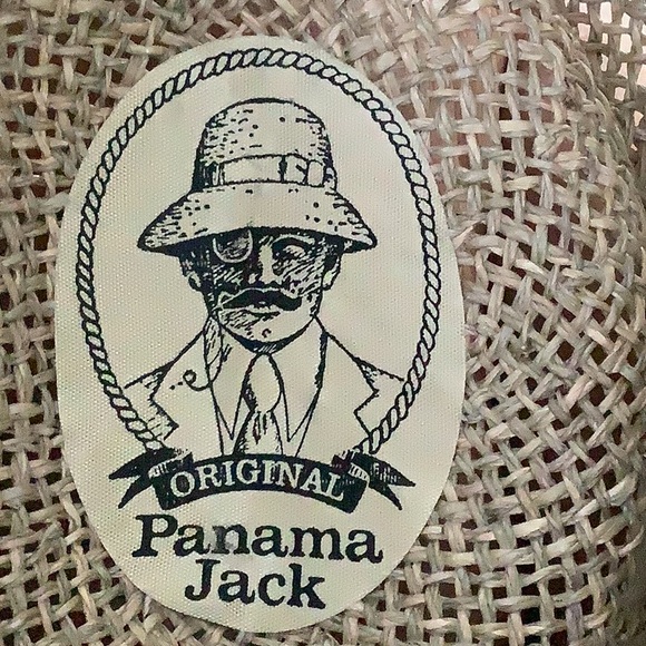 Panama Jack vintage straw hat with a floral band - Picture 8 of 10